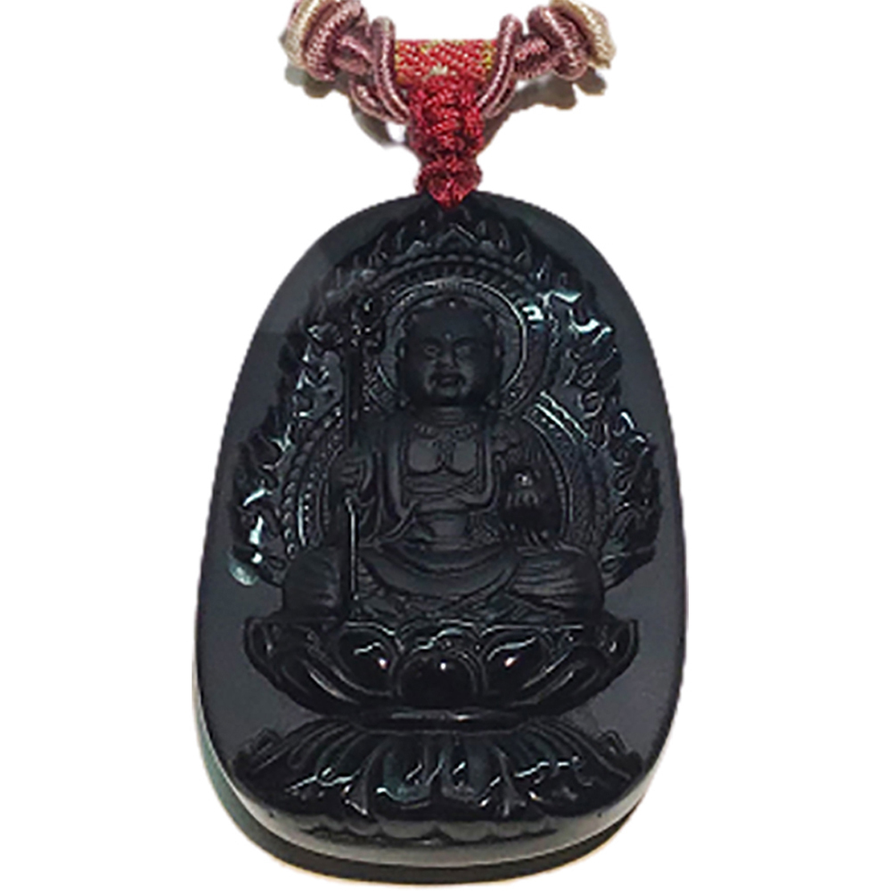 地藏王菩薩黑曜石項鍊【十方】【十方】147887