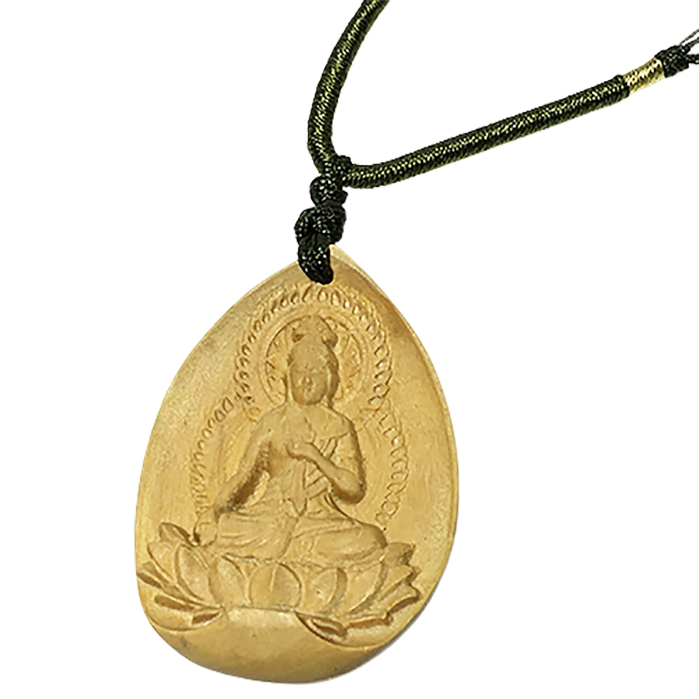 虛空藏 黃楊木雕中國結項鍊【十方】145479