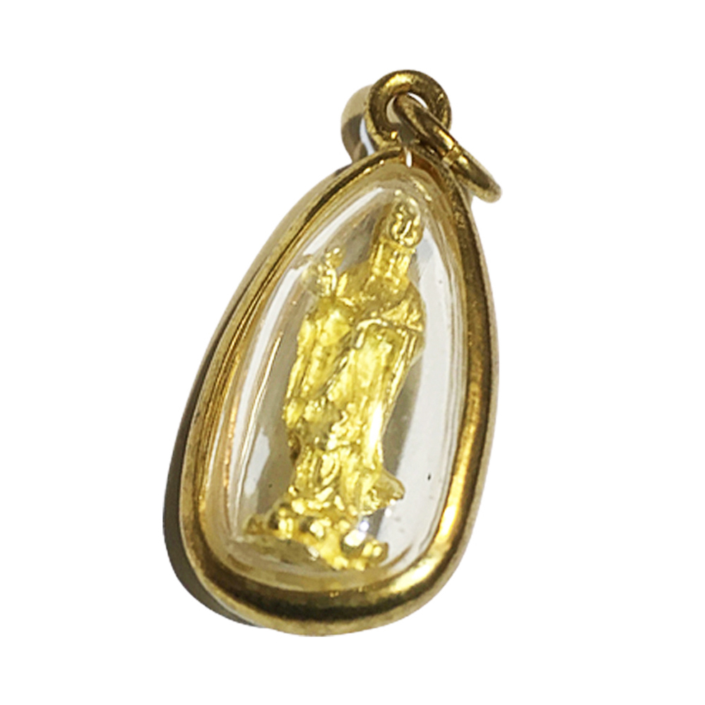 金觀音2.4*1.4*1.1公分 墜【十方】143606