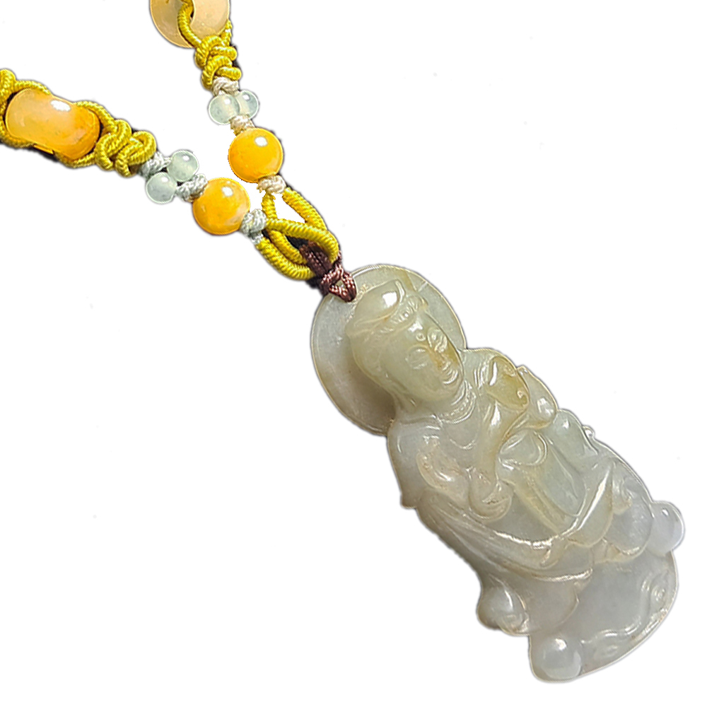 觀音菩薩玉珮 油青【十方】【十方】148192