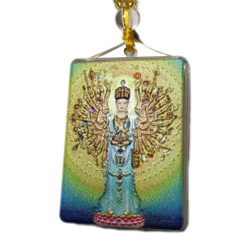 千手觀音{極彩浮雕}琉璃項鍊【十方】148986