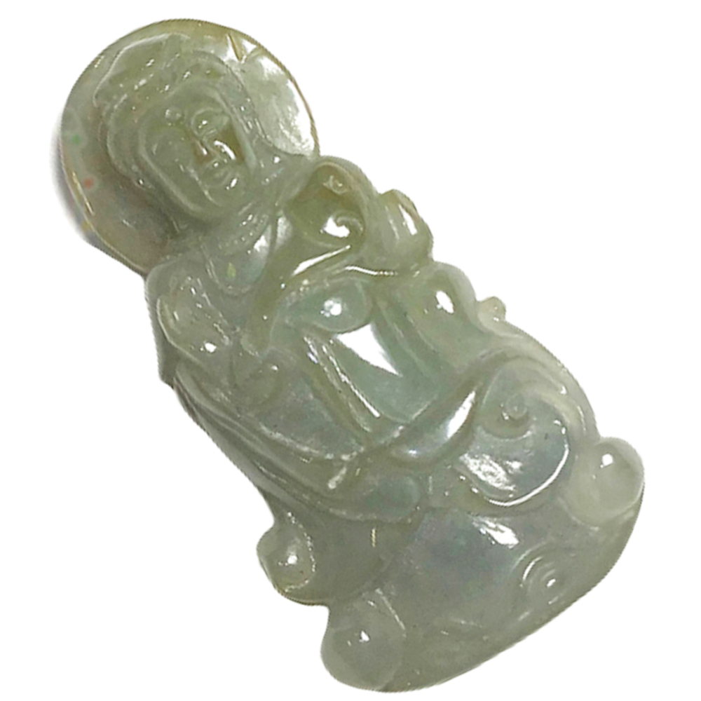 觀音菩薩玉珮 油青【十方】【十方】148192