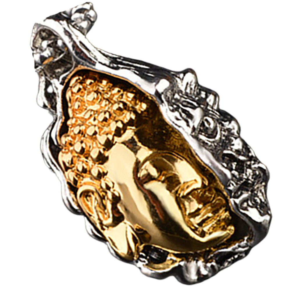 佛魔一念之間 鈦鋼項鍊 金色【十方】149455