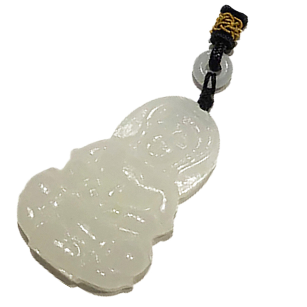 白衣觀音{白玉}褐色中國結項鍊【十方】149721