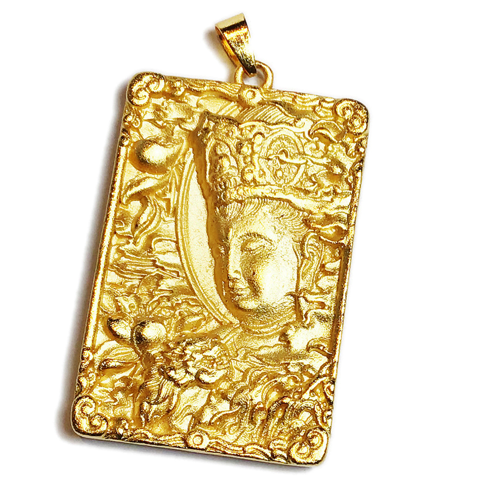 慈悲觀音 越南沙金 墜飾【十方】149639