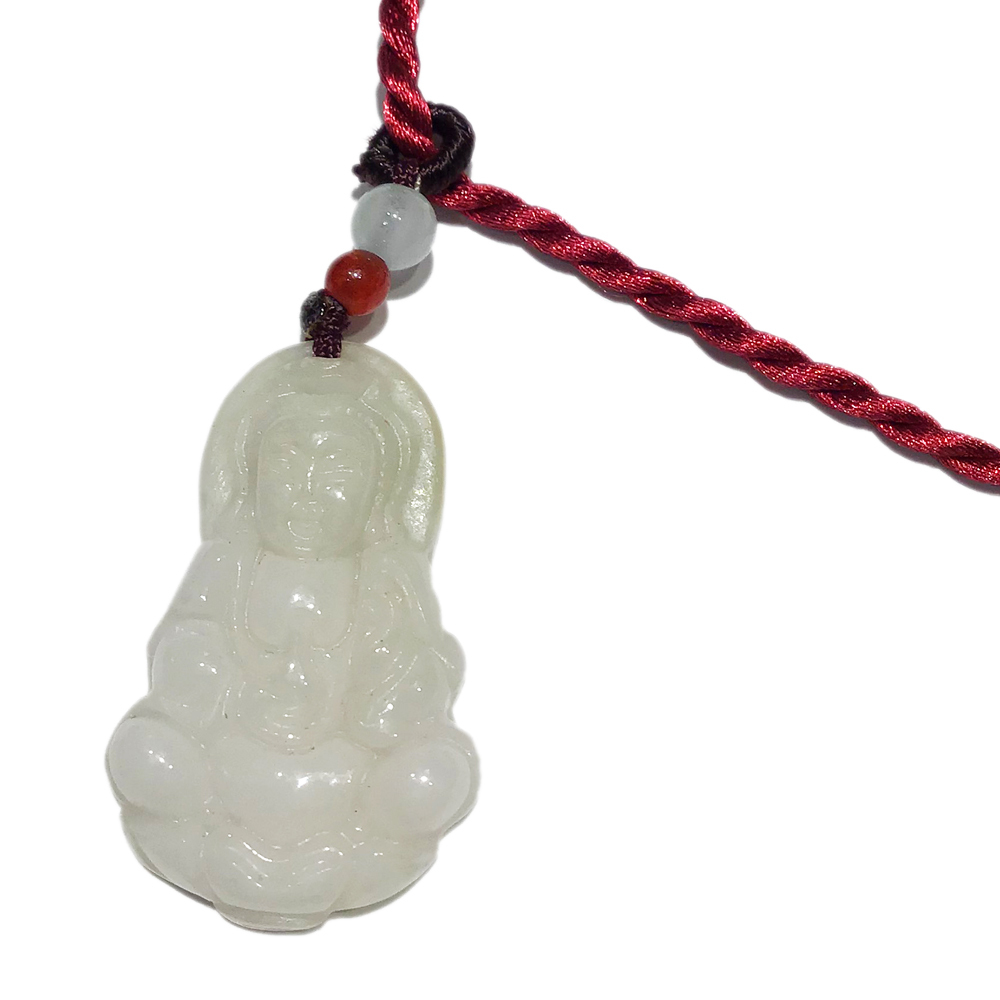 玉觀音項鍊2.8*1.6公分【十方】150751