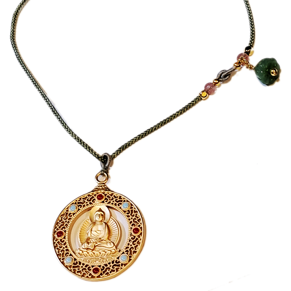 金縷雕佛陀 沙金 墜飾【十方】151148