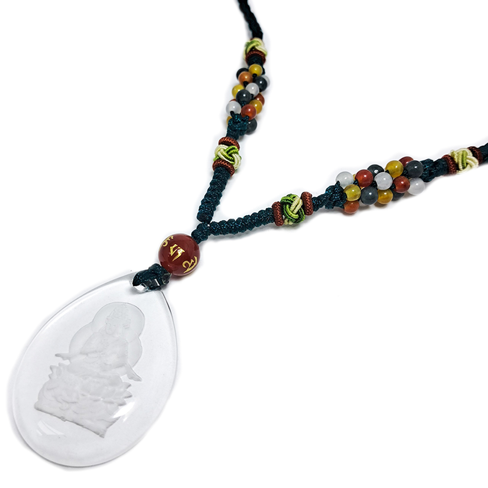 普賢菩薩{水晶}中國結項鍊【十方】152102