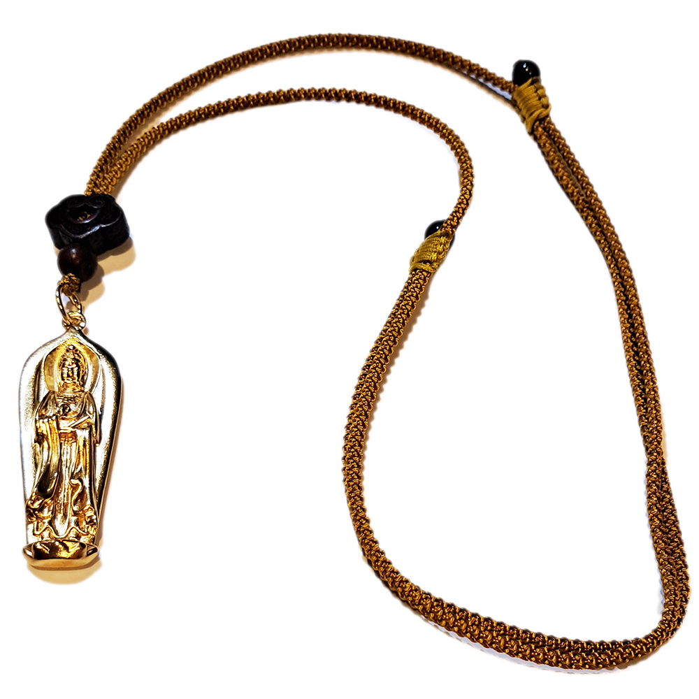 白衣觀音 沙金項鍊【十方】151264