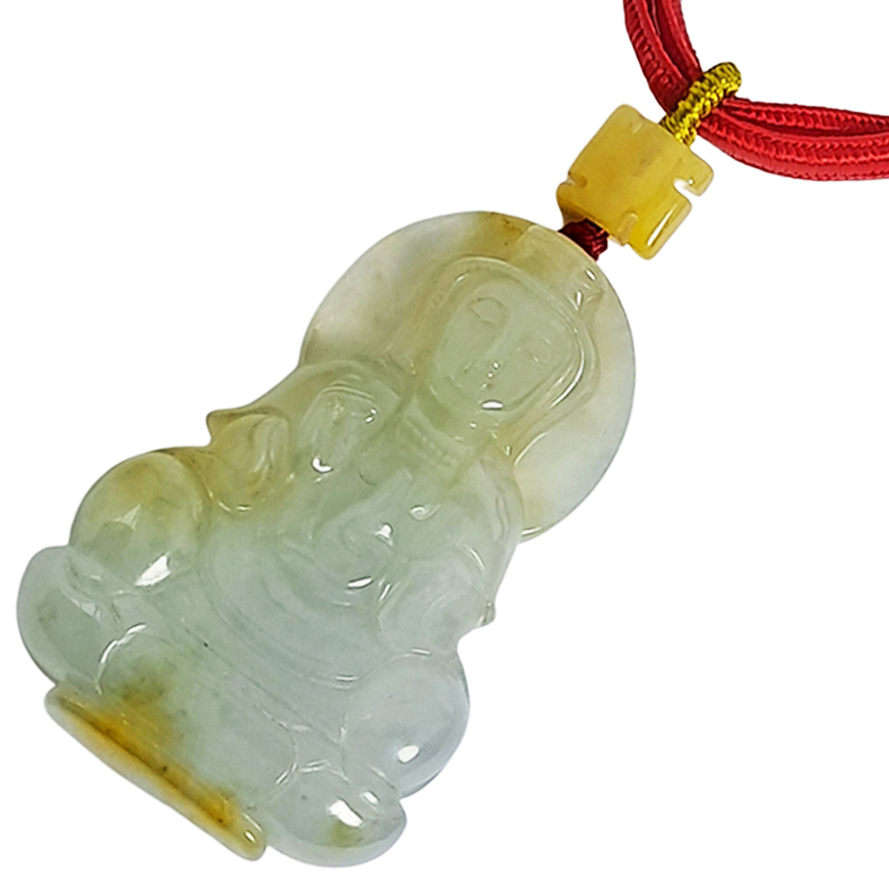 寶瓶觀音冰蜜玉佩項鍊【十方】150980