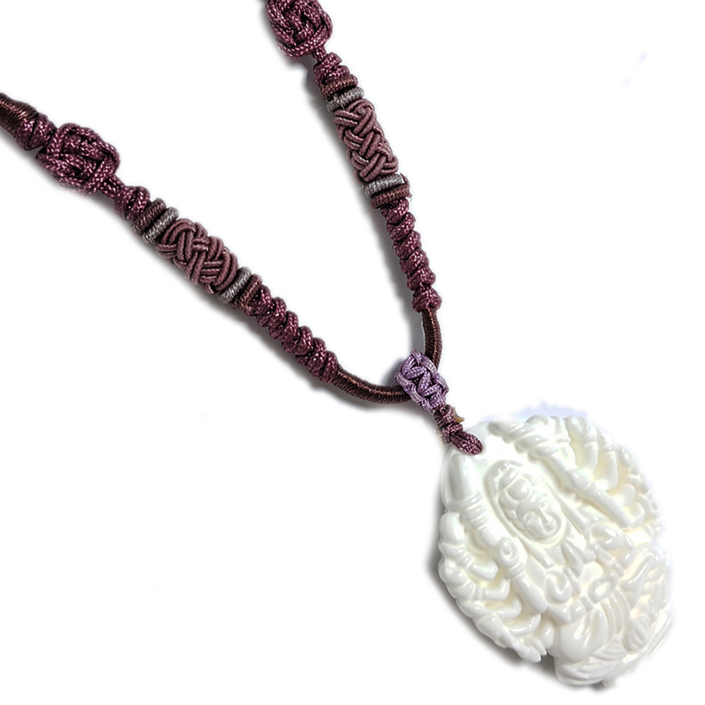 千手觀音硨磲五色線中國結項鍊【十方】152147