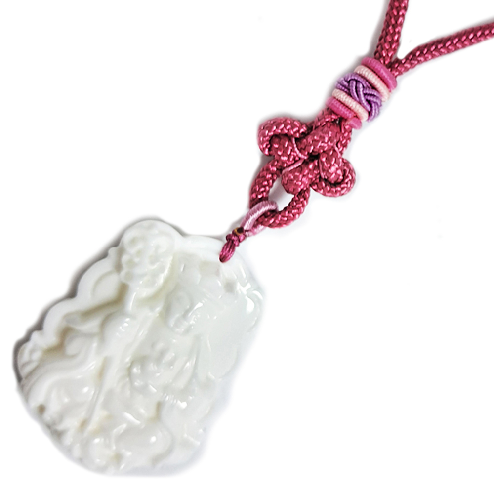 地藏菩薩{硨磲} 中國結項鍊【十方】152151