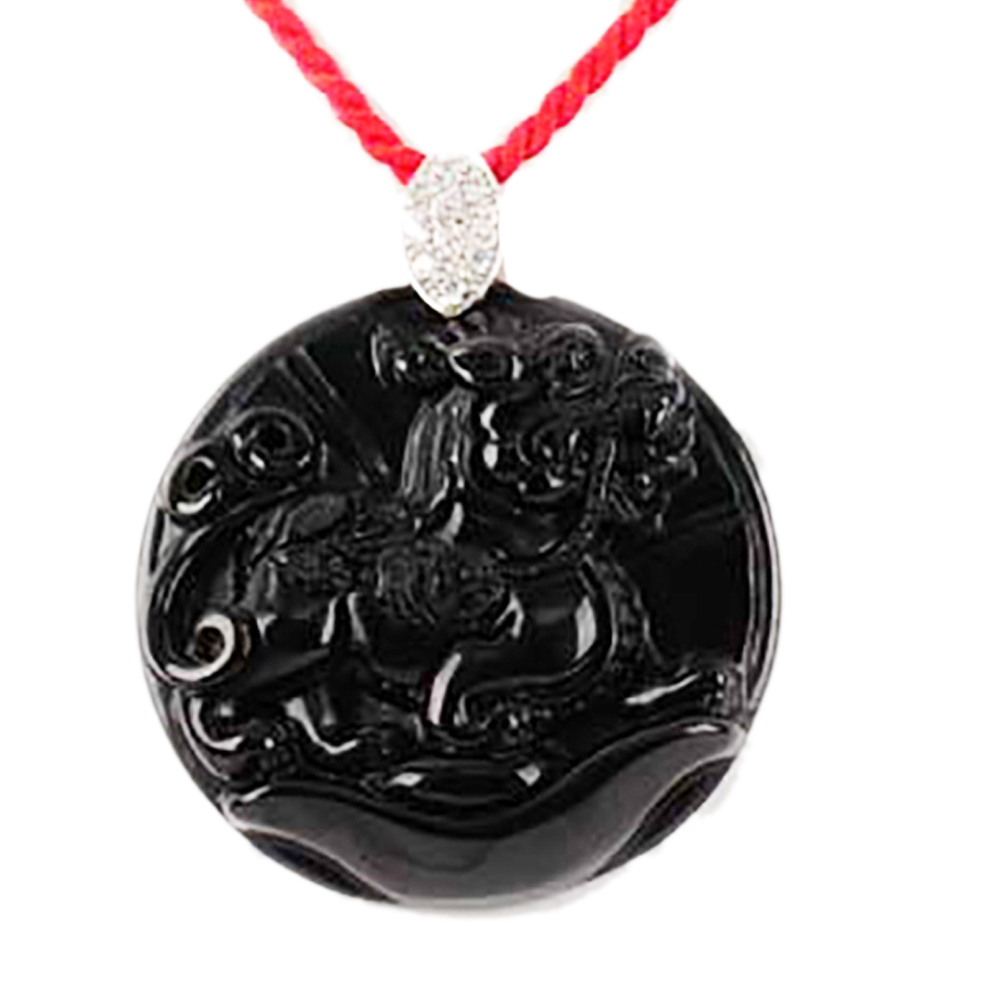 貔貅{黑曜岩} 項鍊【十方】141102