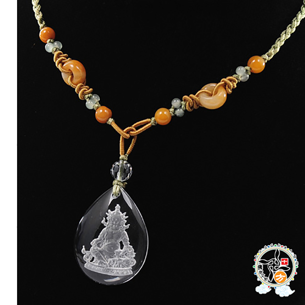 黃財神{水晶}中國結項鍊【十方】134627