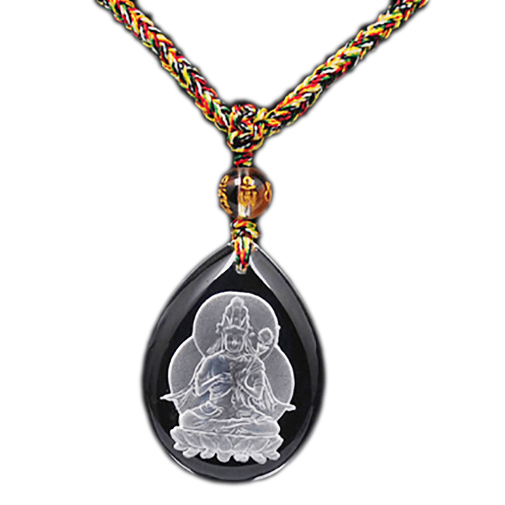 勢至菩薩{水晶}中國結項鍊【十方】134610