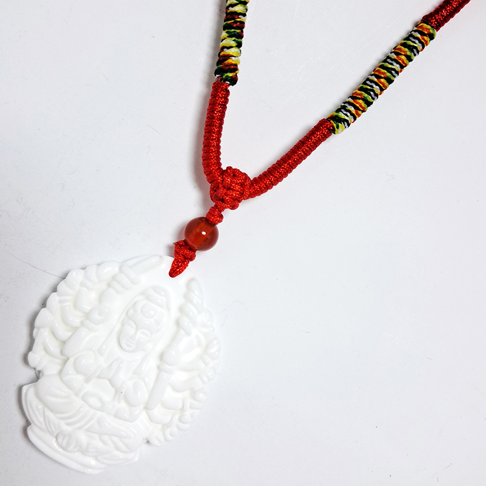 千手觀音硨磲五色線中國結項鍊【十方】152159