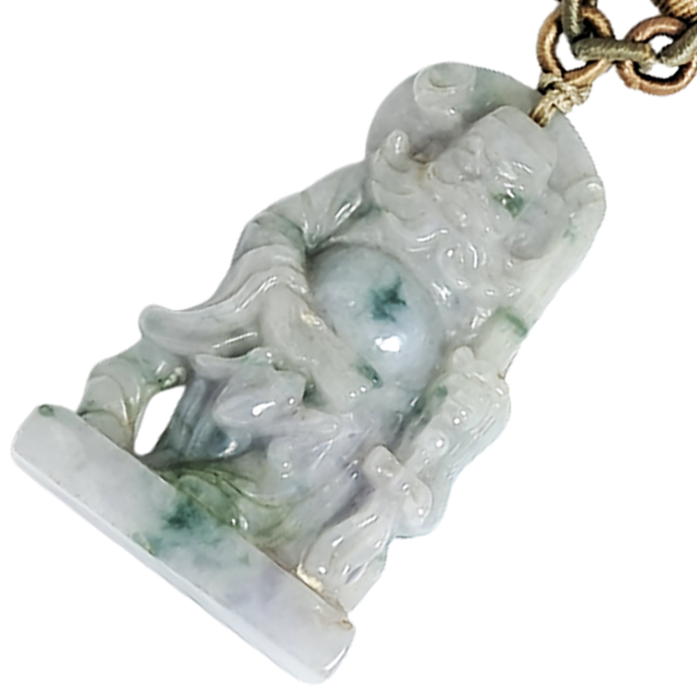 鍾馗飄花玉佩項鍊【十方】119492