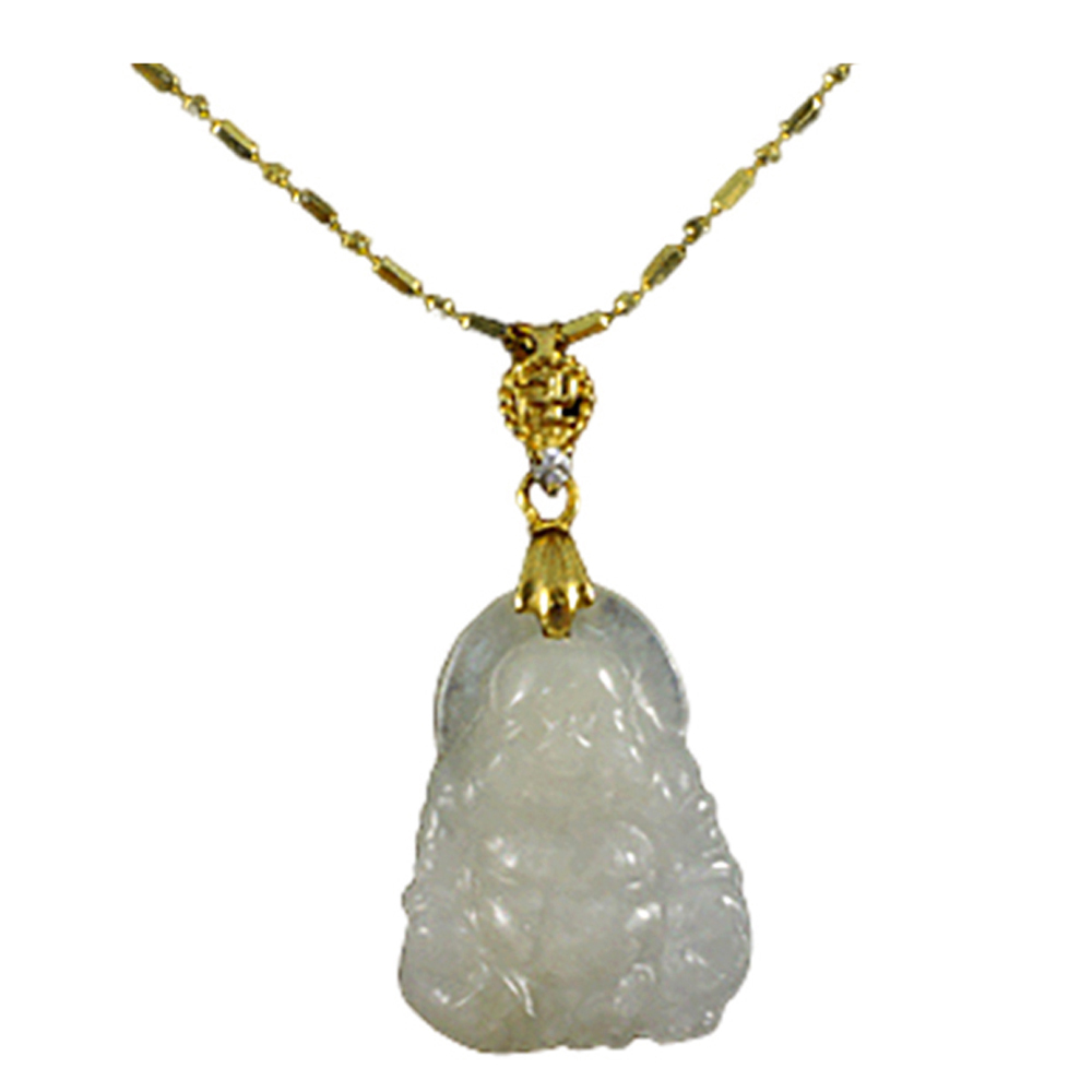 彌勒佛玉佩{微型}項鍊【十方】119808