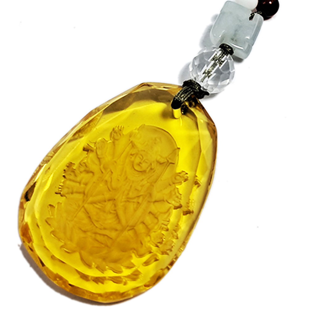 千手觀音黃晶中國結項鍊【十方】120156