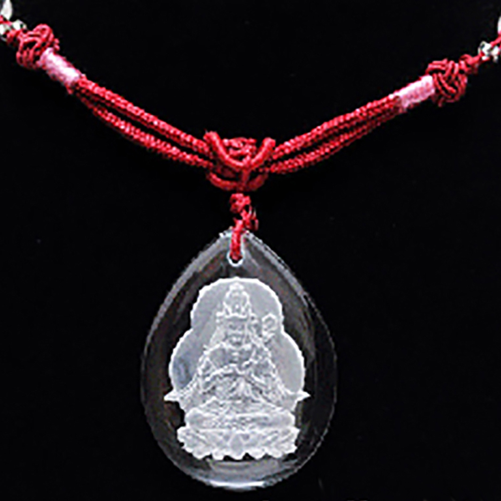 大勢至菩薩{馬} 水晶中國結項鍊【十方】124543