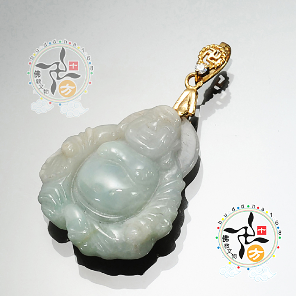 彌勒佛{緬甸玉}墜飾【十方】130267