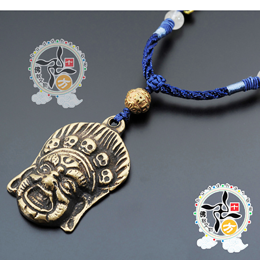 瑪哈嘎啦{銅牌}中國結項鍊【十方】130132