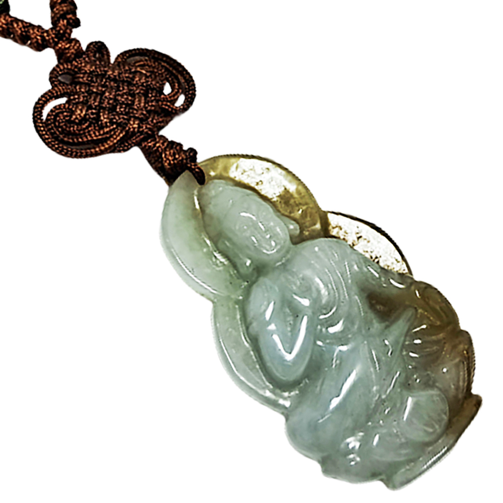 佛像玉佩中國結項鍊【十方】131398