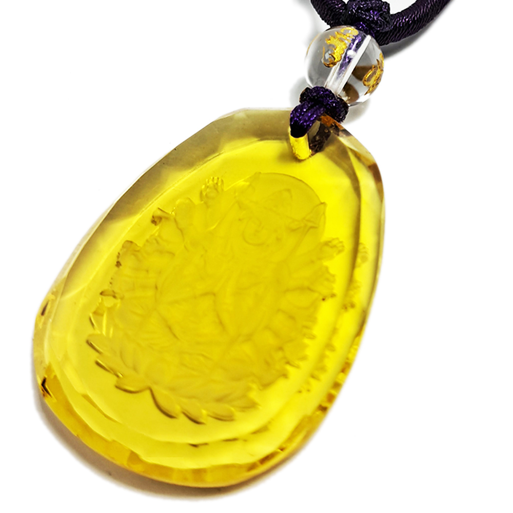 千手觀音{黃晶}中國結項鍊【十方】134494