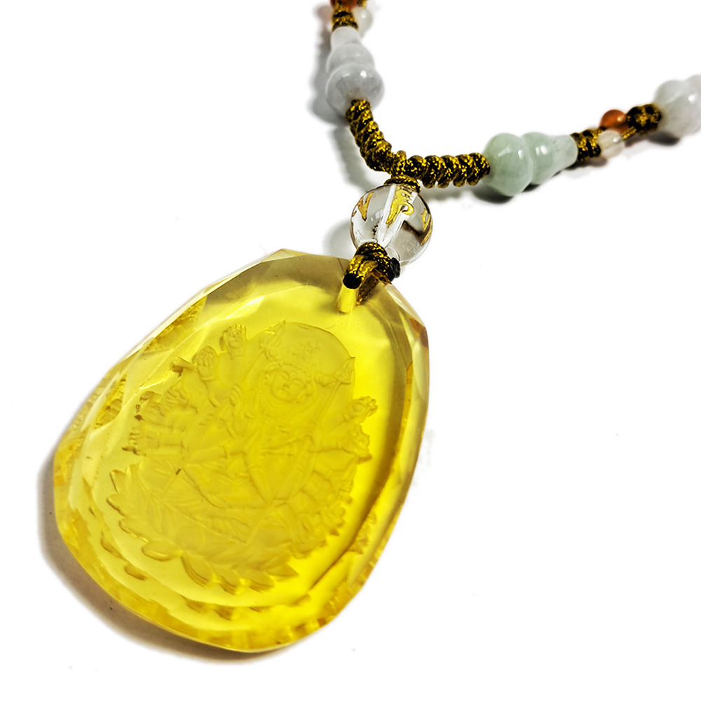 千手觀音{黃晶}中國結項鍊【十方】134491