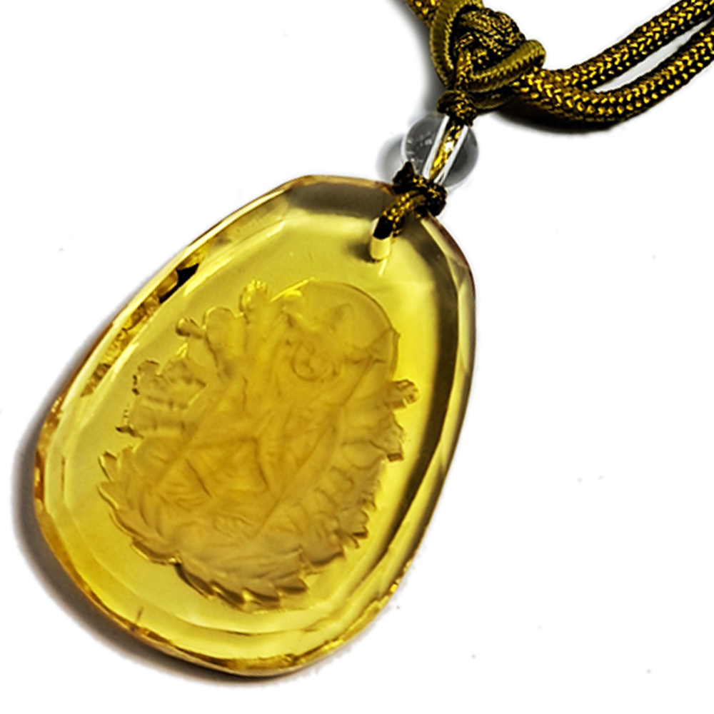 千手觀音{黃晶}中國結項鍊【十方】134490