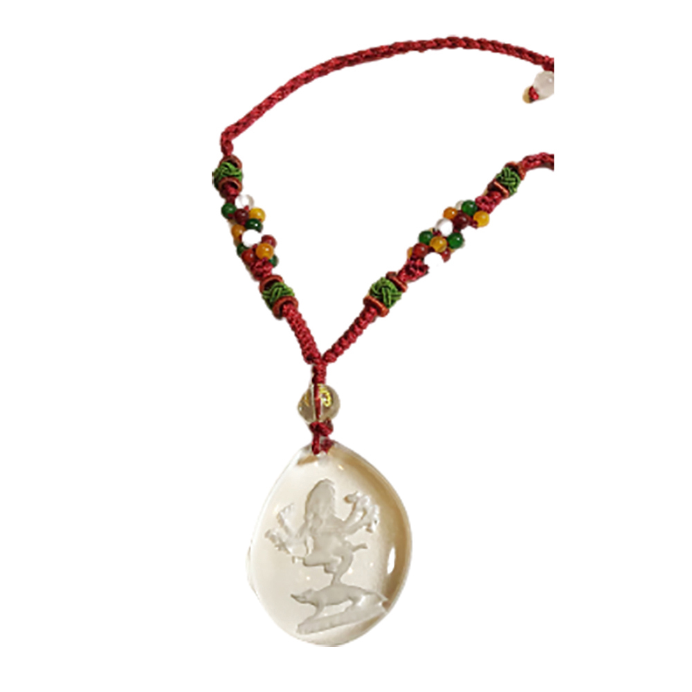 象鼻財神{水晶}中國結項鍊【十方】134518