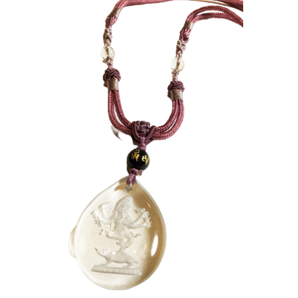 象鼻財神{水晶}中國結項鍊【十方】134513