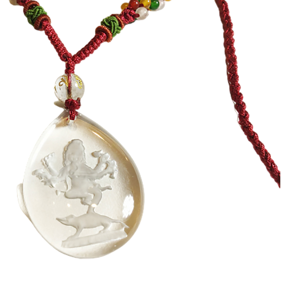 象鼻財神{水晶}中國結項鍊【十方】134518