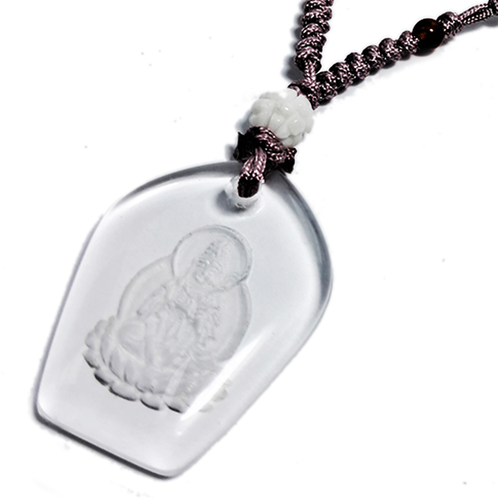 大勢至菩薩{水晶}中國結項鍊【十方】134503