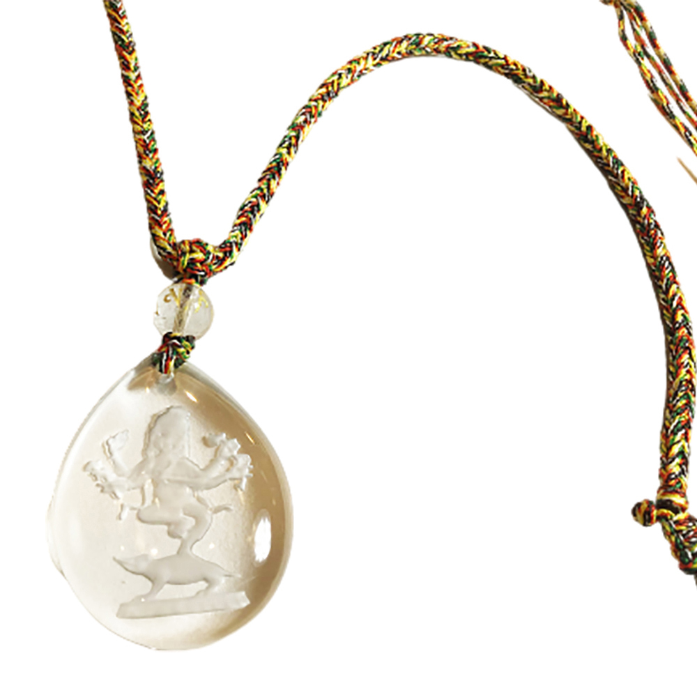 象鼻財神{水晶}中國結項鍊【十方】134517