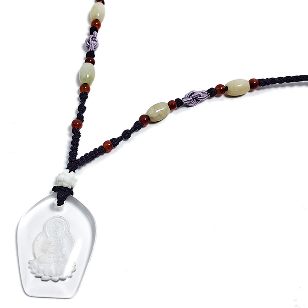  阿彌陀佛{水晶}S中國結項鍊【十方】134525