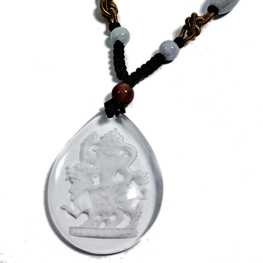 綠財神{水晶}中國結項鍊【十方】134583