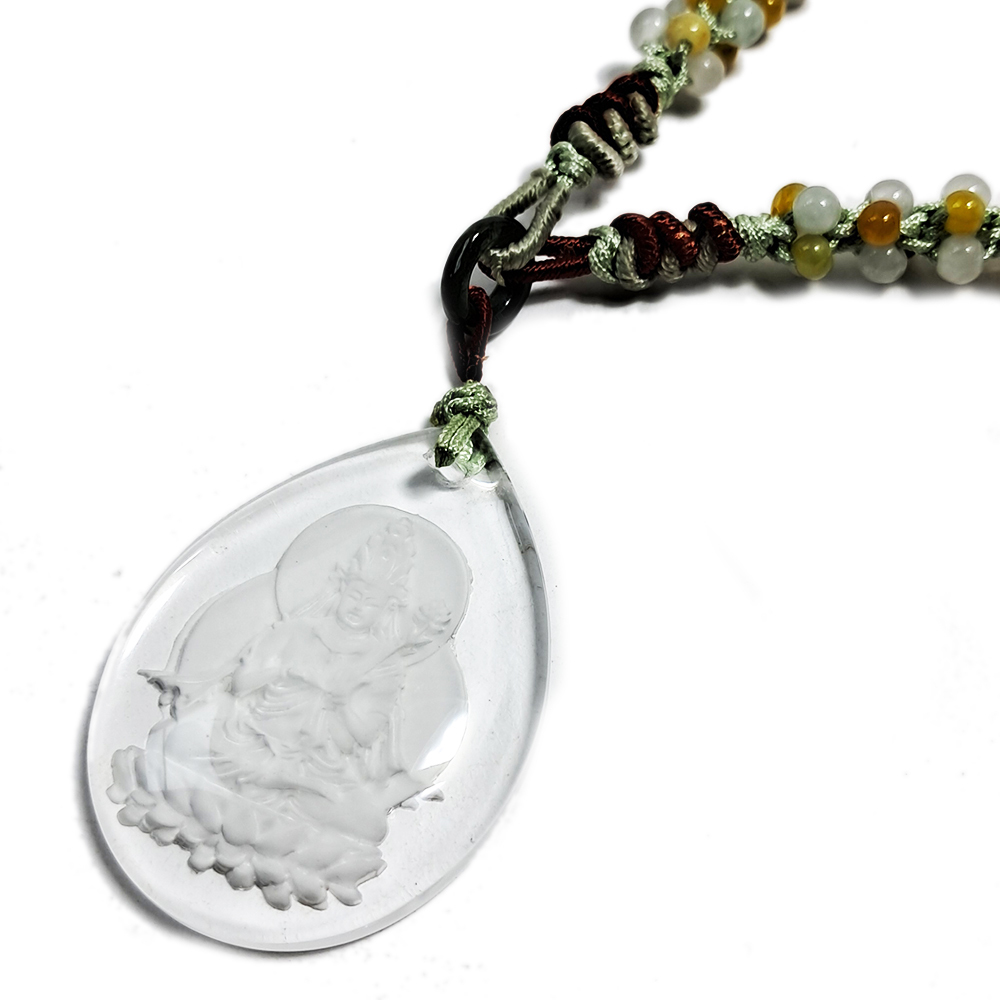 勢至菩薩{水晶}中國結項鍊【十方】134620