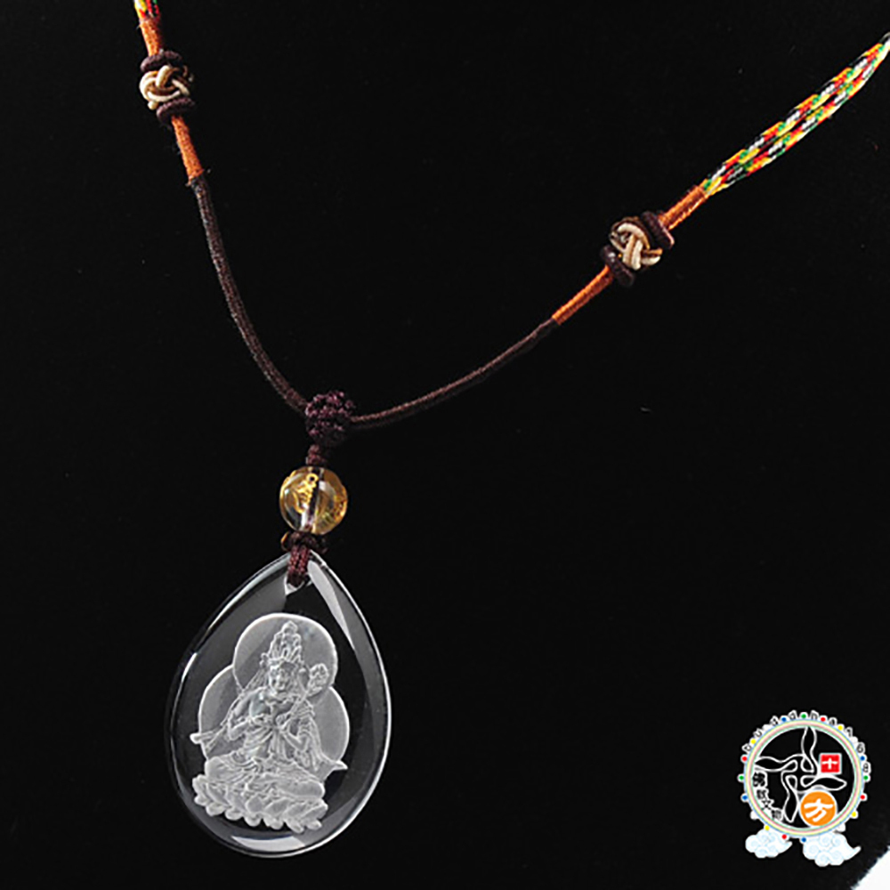 勢至菩薩{水晶}中國結項鍊【十方】134618