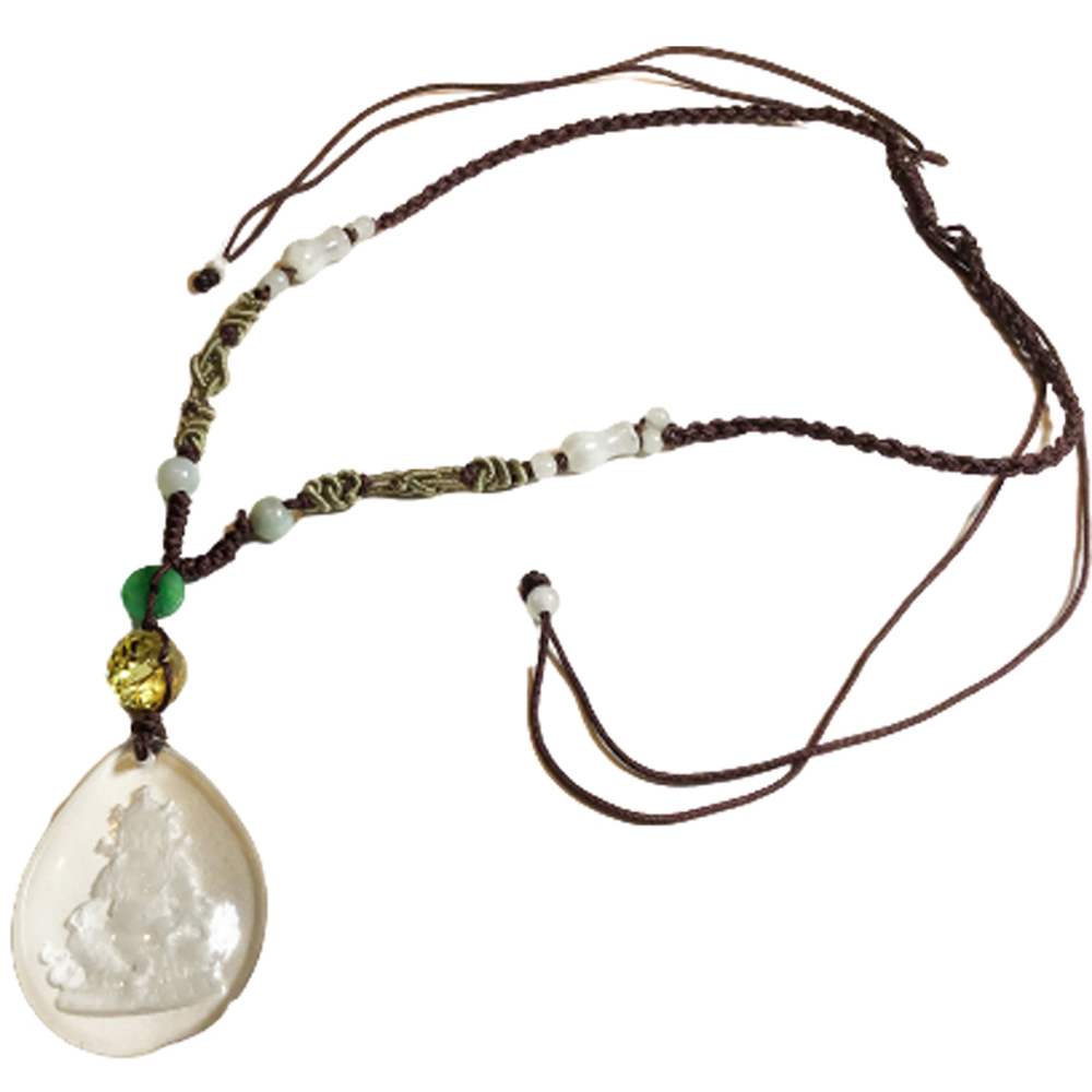 黃財神{水晶}中國結項鍊【十方】134626