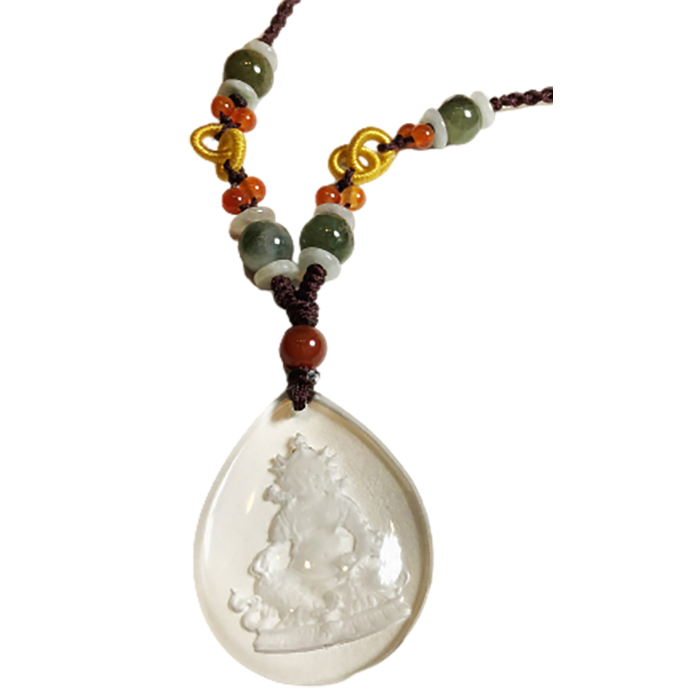 黃財神{水晶}中國結項鍊【十方】134629