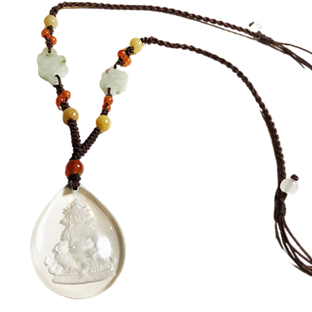  黃財神{水晶}中國結項鍊【十方】134632