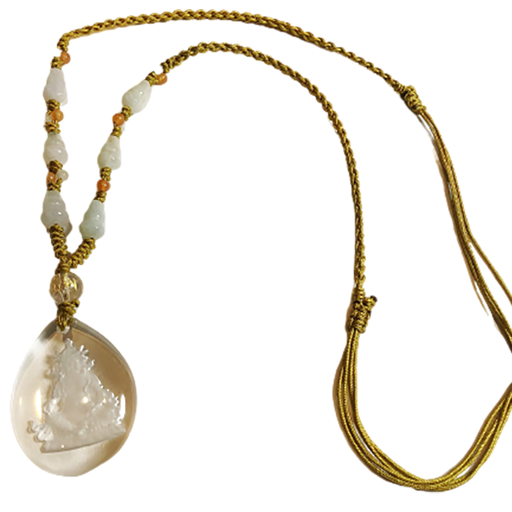 黃財神{水晶}中國結項鍊【十方】134634