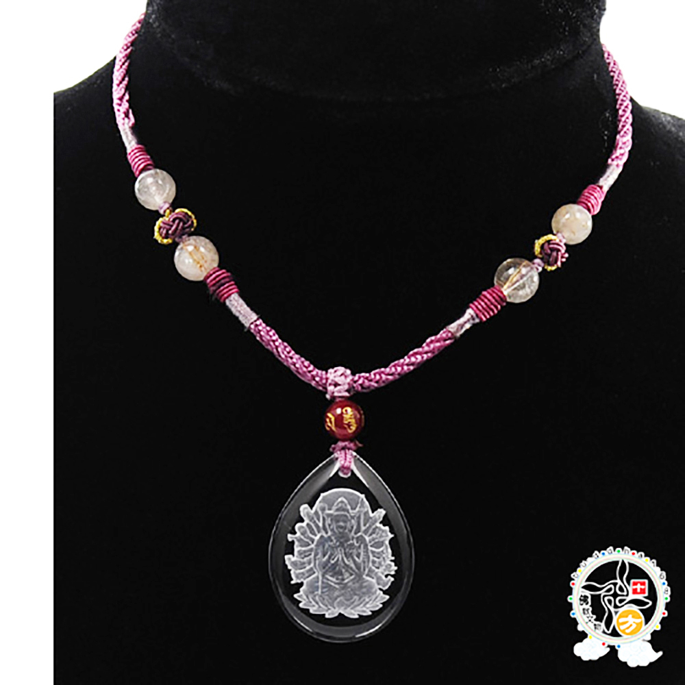 千手觀音{水晶}中國結項鍊【十方】134638