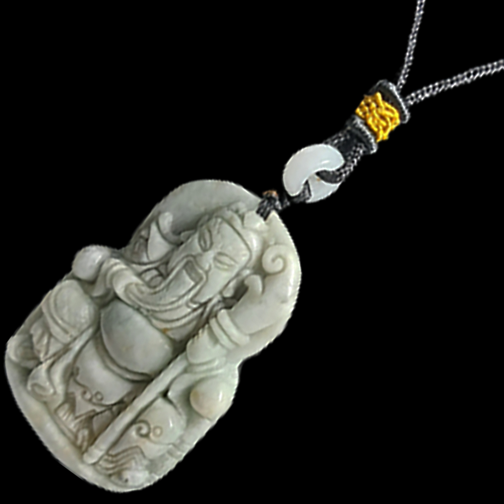 關聖帝君{緬甸玉}玉珮【十方】135377