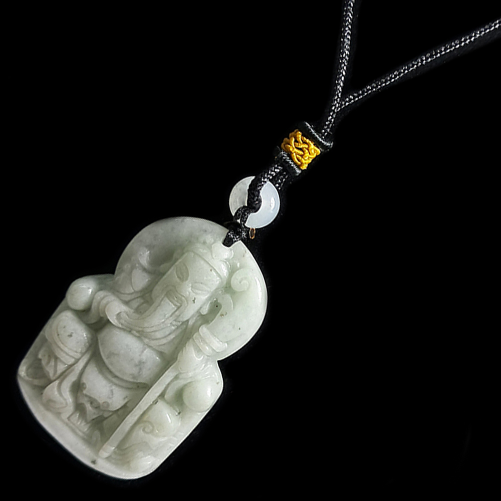 關聖帝君{緬甸玉}玉珮【十方】135375