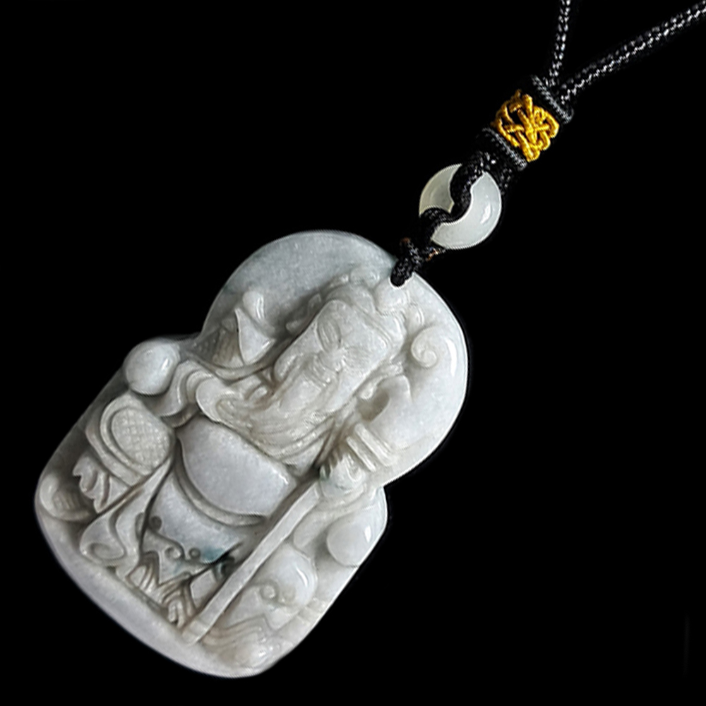 關聖帝君{緬甸玉}玉珮【十方】135380