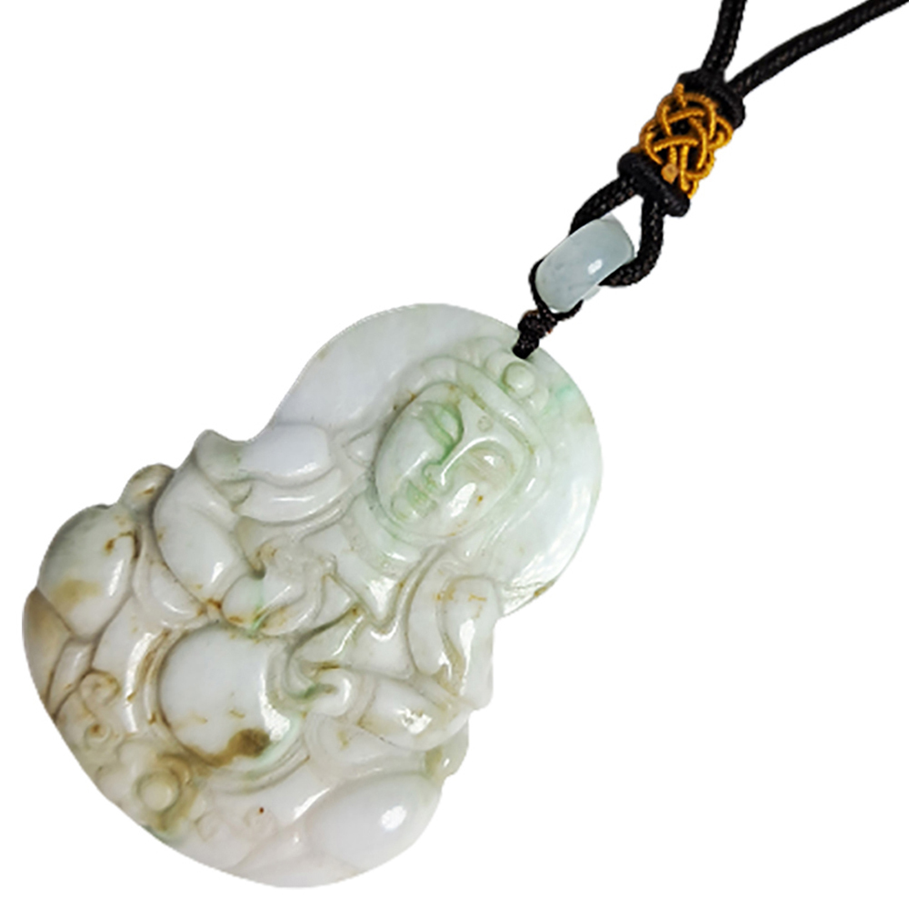 寶瓶觀音{緬甸玉}玉珮【十方】135411