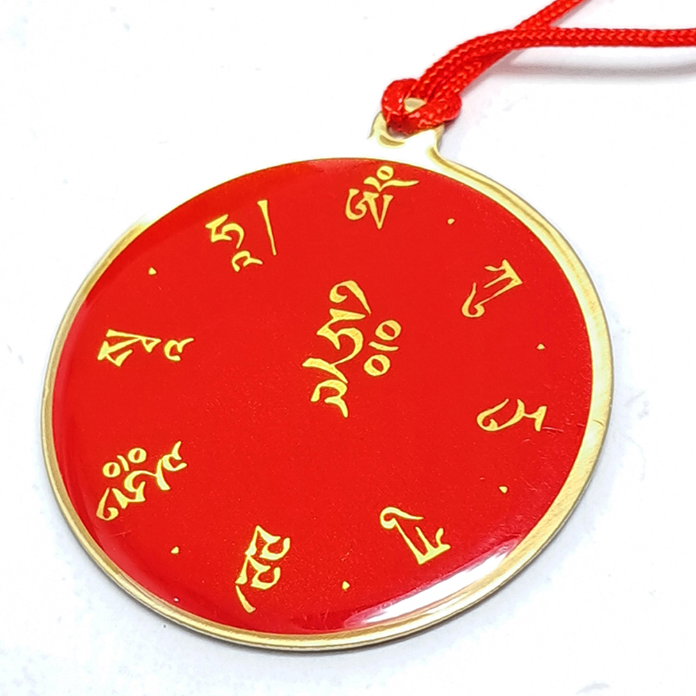 咕魯咕列佛母{彩繪}銅佛牌【十方】136024