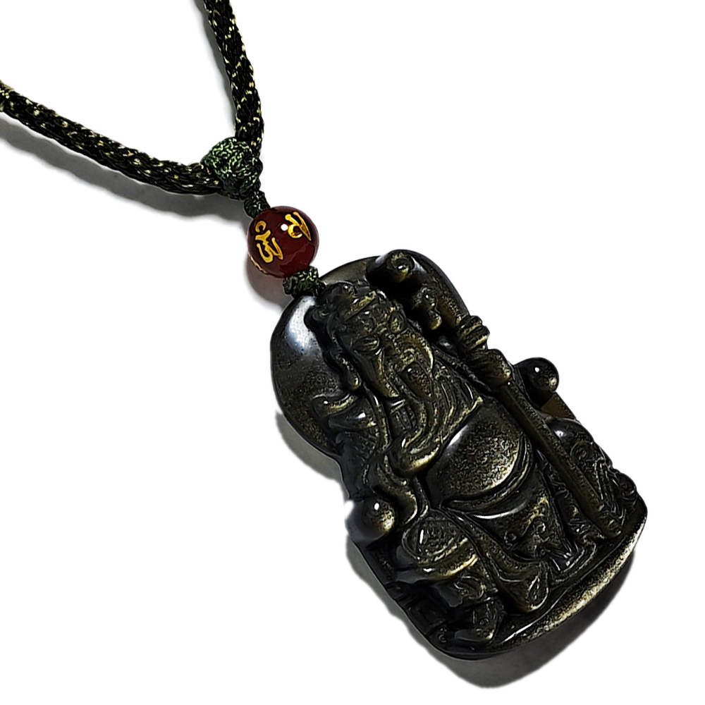 關聖帝君 金曜石 項鍊【十方】136635